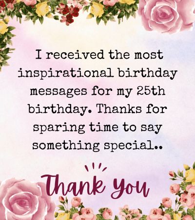 55 Short Thank You Message for Birthday Wishes 2024 - Mzuri Springs