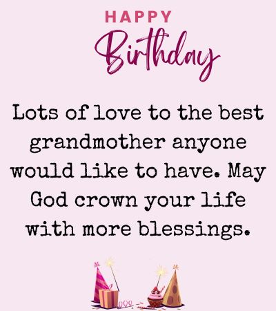 30+ Religious Birthday Wishes for Grandmother - Mzuri Springs