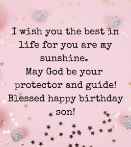 50+ Religious Birthday Wishes for Son - Mzuri Springs