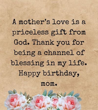 Christian Birthday Wishes for Mom - Mzuri Springs