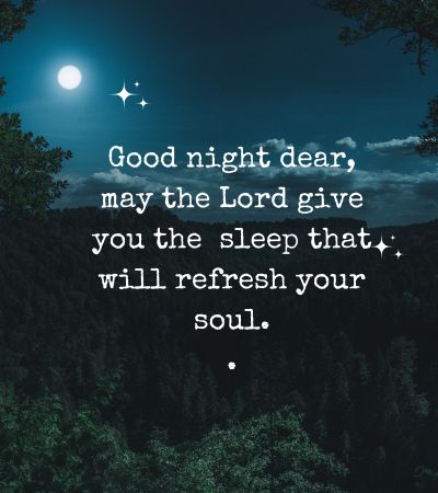 45 Christian Good Night Messages 2024 - Mzuri Springs