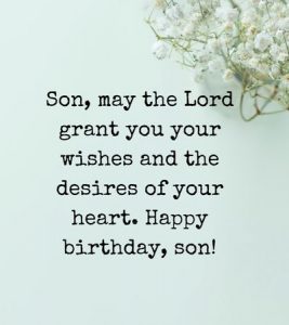 50+ Religious Birthday Wishes for Son - Mzuri Springs