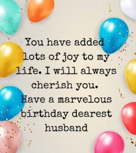 Sweet Happy Birthday Message for Husband 2024 - Mzuri Springs